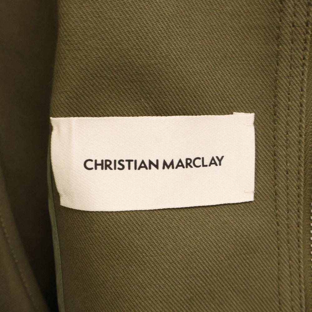 CELINE(セリーヌ) 19SS ×CHRISTIAN MARCLAY Military Parka ジップアップミリタリージャケット 2W049597C カーキ