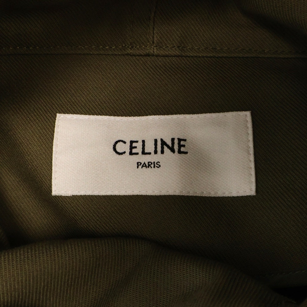 CELINE(セリーヌ) 19SS ×CHRISTIAN MARCLAY Military Parka ジップアップミリタリージャケット 2W049597C カーキ