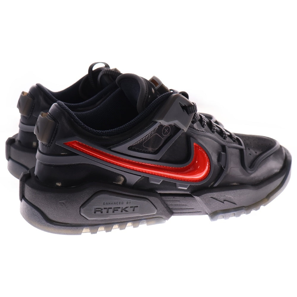 NIKE(ナイキ) ×RTFKT DUNK GENESIS CLONE X HQ0899-001 アーティファクト ダンク ジェネシス クローンX ローカットスニーカー ブラック/レッド US8.5/26.5cm