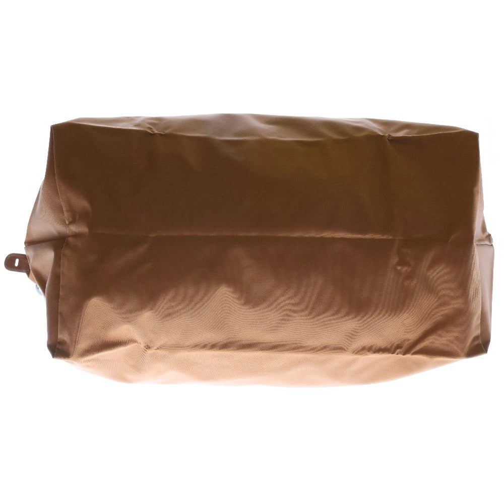 LONGCHAMP(ロンシャン) ボストンバッグ ロゴ刻印スナップ付きトートバッグ プリアージュ ブラウン