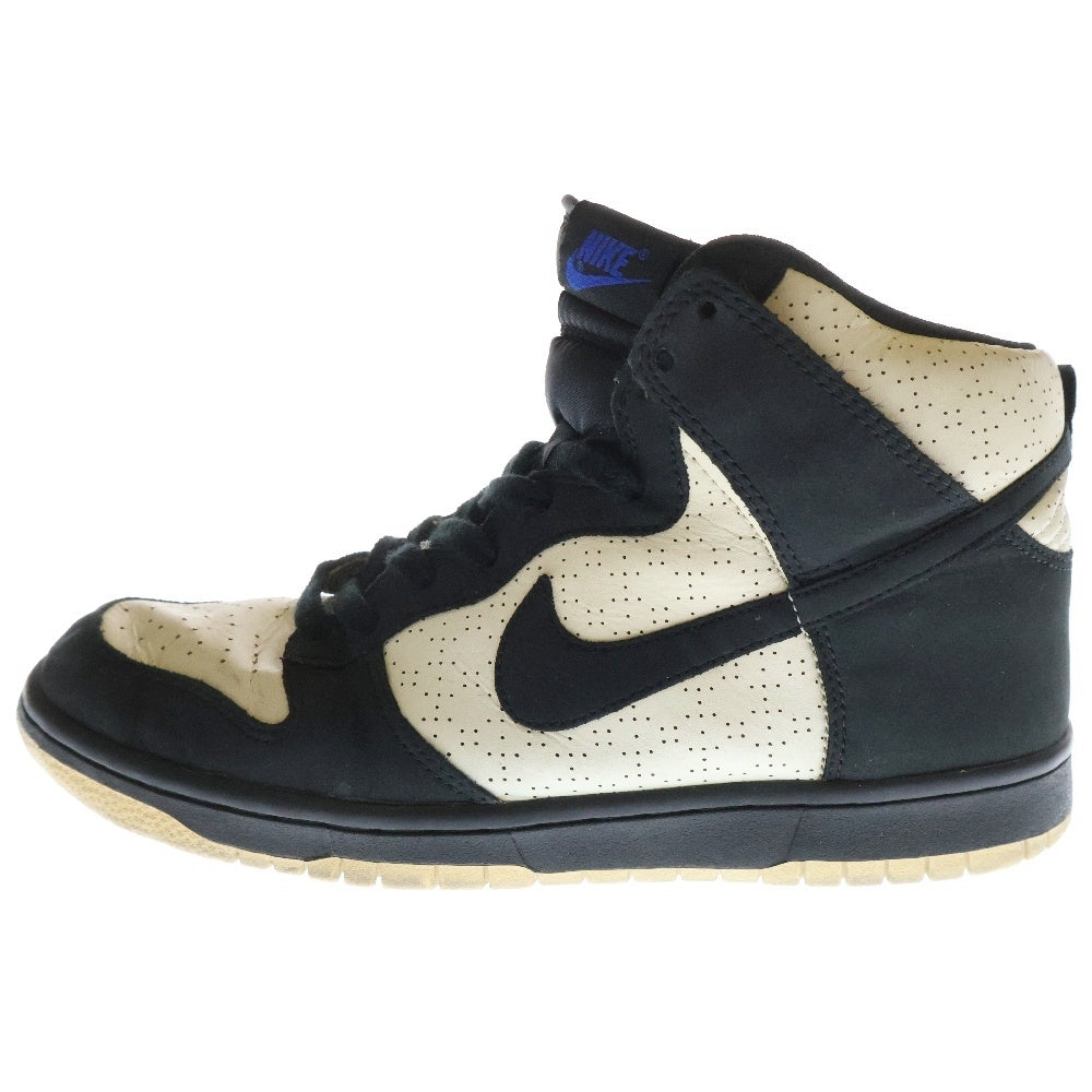 NIKE(ナイキ) DUNK HIGH SALL BLACK ROYAL 317982-103 ダンクハイブラックロイヤル ハイカットスニーカー US9/27cm ブラック/ホワイト