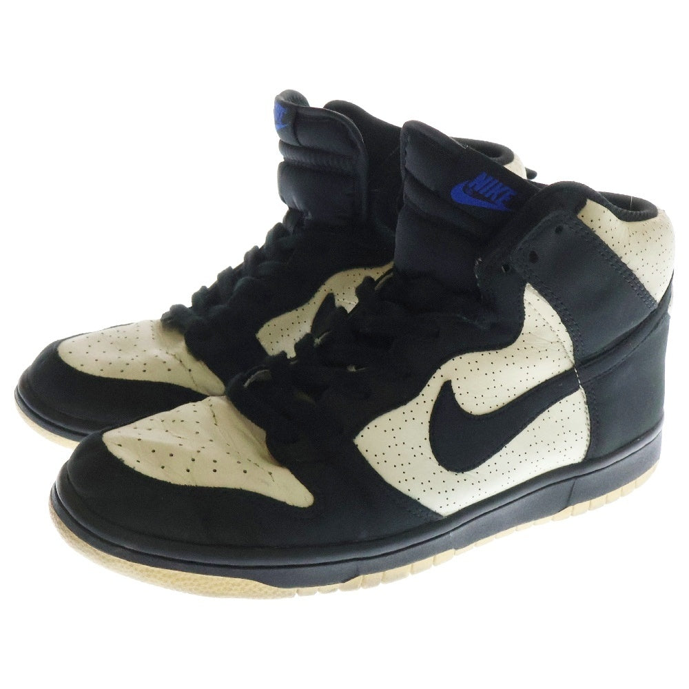 NIKE(ナイキ) DUNK HIGH SALL BLACK ROYAL 317982-103 ダンクハイブラックロイヤル ハイカットスニーカー US9/27cm ブラック/ホワイト