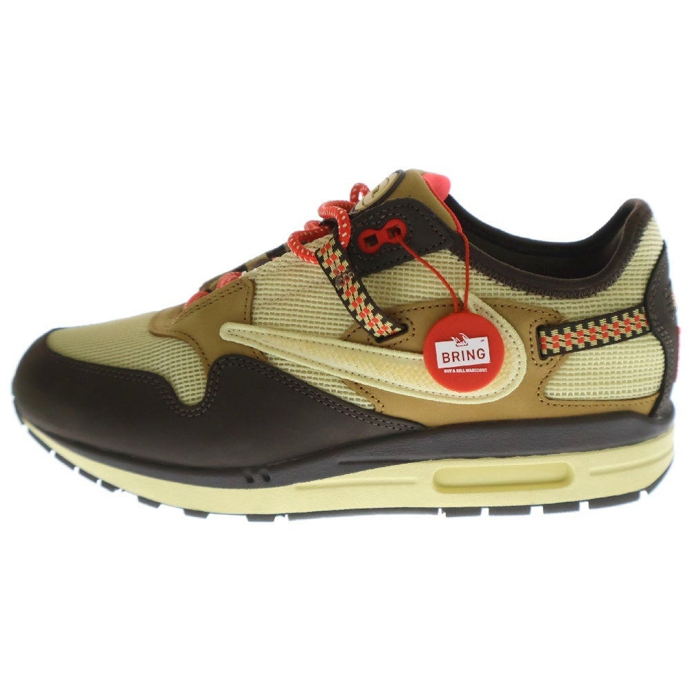 NIKE(ナイキ) ×TRAVIS SCOTT AIR MAX 1 CACTUS BROWN トラヴィススコット エアマックス 1 カクタス ローカットスニーカー マルチ US8.5/26.5cm DO9392-200