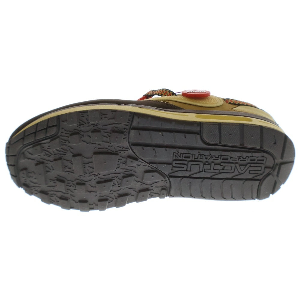 NIKE(ナイキ) ×TRAVIS SCOTT AIR MAX 1 CACTUS BROWN トラヴィススコット エアマックス 1 カクタス ローカットスニーカー マルチ US8.5/26.5cm DO9392-200
