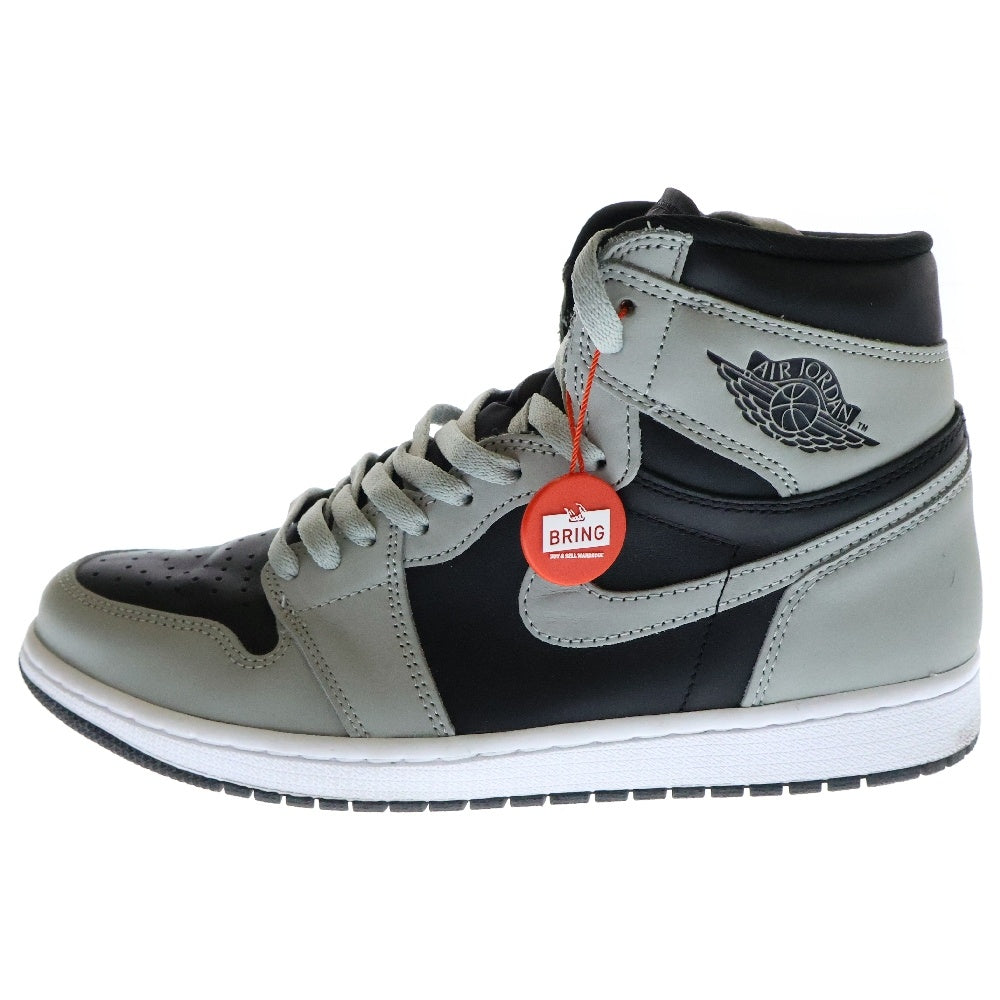 NIKE(ナイキ) AIR JORDAN 1 RETRO HIGH OG SHADOW 2.0 555088-035 エア ジョーダン シャドウ ハイカットスニーカー グレー/ブラック US10.5/28.5cm