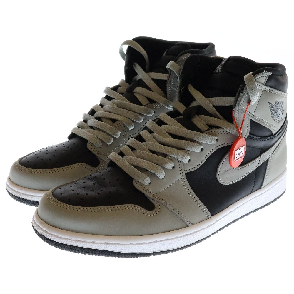 NIKE(ナイキ) AIR JORDAN 1 RETRO HIGH OG SHADOW 2.0 555088-035 エア ジョーダン シャドウ ハイカットスニーカー グレー/ブラック US10.5/28.5cm