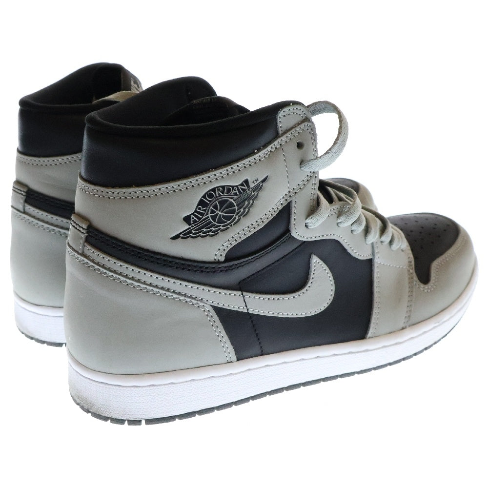NIKE(ナイキ) AIR JORDAN 1 RETRO HIGH OG SHADOW 2.0 555088-035 エア ジョーダン シャドウ ハイカットスニーカー グレー/ブラック US10.5/28.5cm
