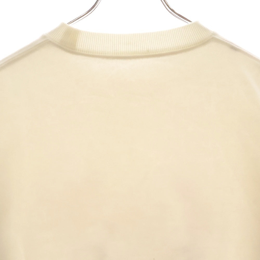 Christian Dior(クリスチャンディオール) 23SS Logo Embroidered Crewneck Sweatshirt ロゴ刺繍エンブロイダリークルーネックスウェットトレーナー 313J699A0531 ホワイト