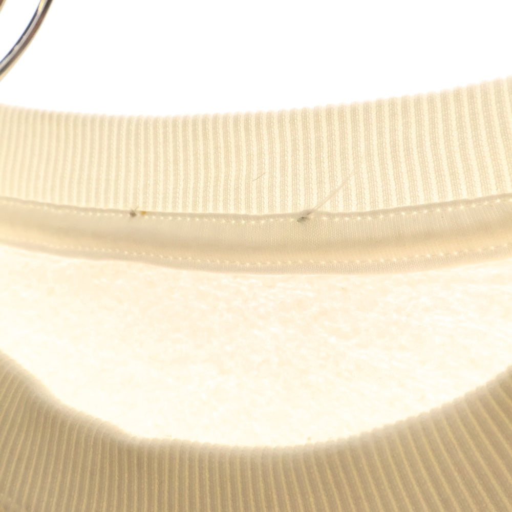 Christian Dior(クリスチャンディオール) 23SS Logo Embroidered Crewneck Sweatshirt ロゴ刺繍エンブロイダリークルーネックスウェットトレーナー 313J699A0531 ホワイト