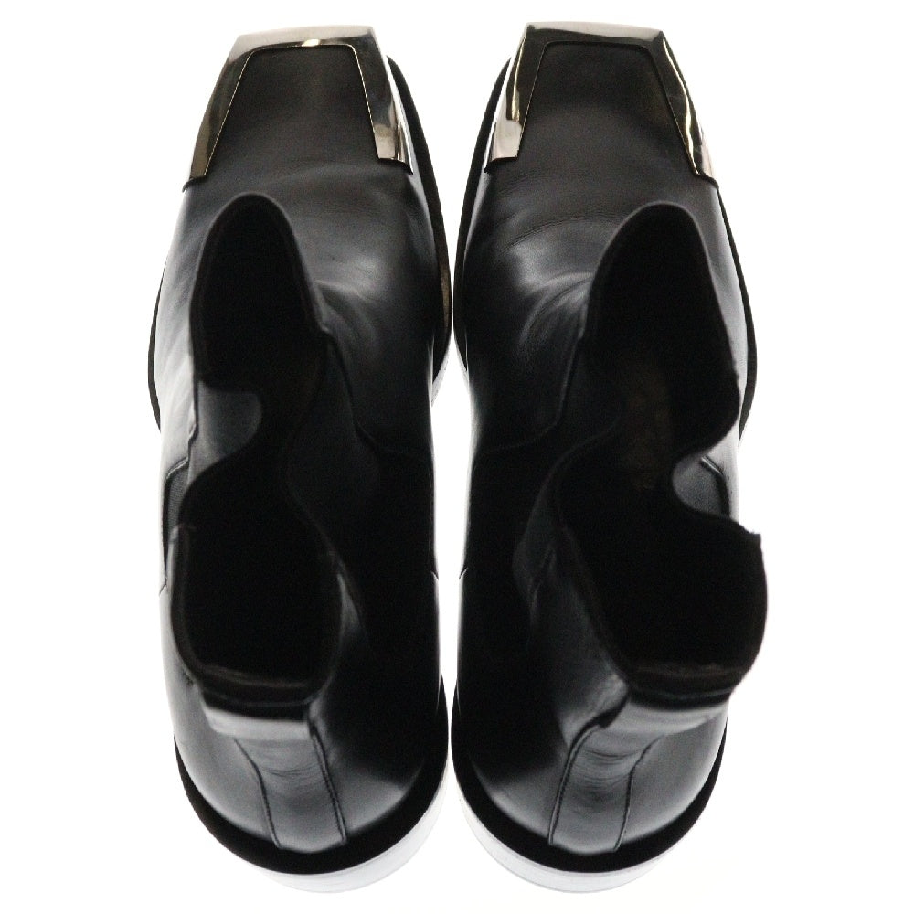 GIVENCHY(ジバンシィ) 20AW AUSTIN CHELSEA サイドゴアトゥメタルレザーチェルシーブーツ BH602EH0R0 ブラック