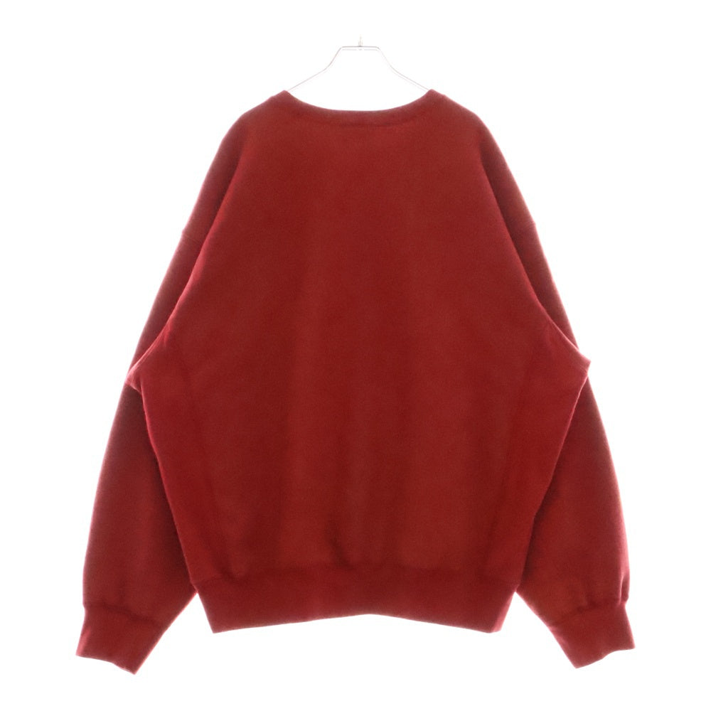 SUPREME(シュプリーム) 25SS Washed Box Logo Crewneck ウォッシュド ボックスロゴクルーネックスウェットトレーナー レッド