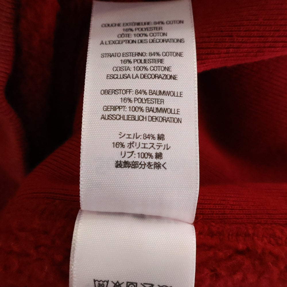 SUPREME(シュプリーム) 25SS Washed Box Logo Crewneck ウォッシュド ボックスロゴクルーネックスウェットトレーナー レッド