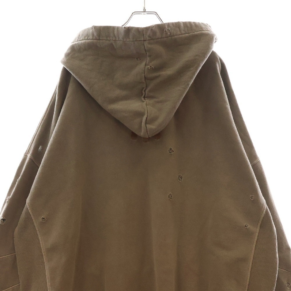 cvtvlist(カタリスト) 23AW USUAL HOODIE ダメージ加工フーディ プルオーバーパーカー 230190301 グレー