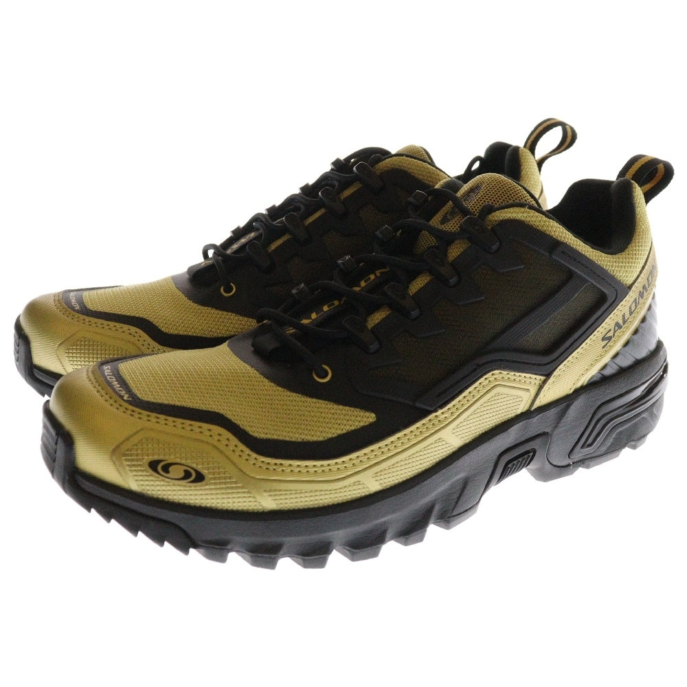 SALOMON(サロモン) トレッキングシューズ ローカットスニーカー ゴールド US8/26cm 474356