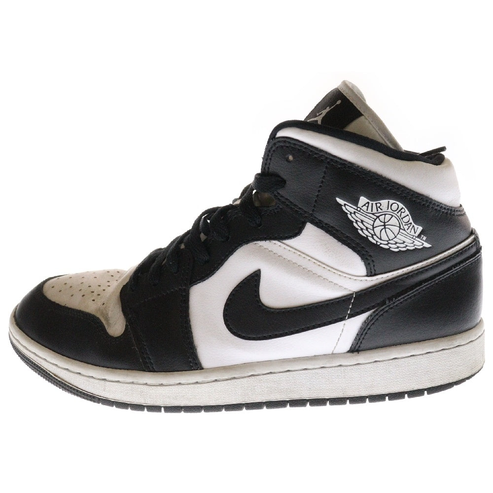NIKE(ナイキ) WMNS AIR JORDAN 1 MID Black White DV0991-101 エアジョーダン1 ミッド ハイカットスニーカー US11/28cm ブラック/ホワイト