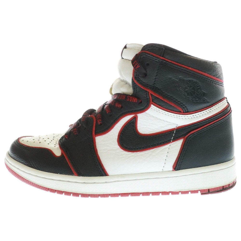 NIKE(ナイキ) AIR JORDAN1 HIGH OG BLOOD LINE 555088-062 エアジョーダン1 ハイカットスニーカー ブラッドライン ブラック/レッド US8/26cm