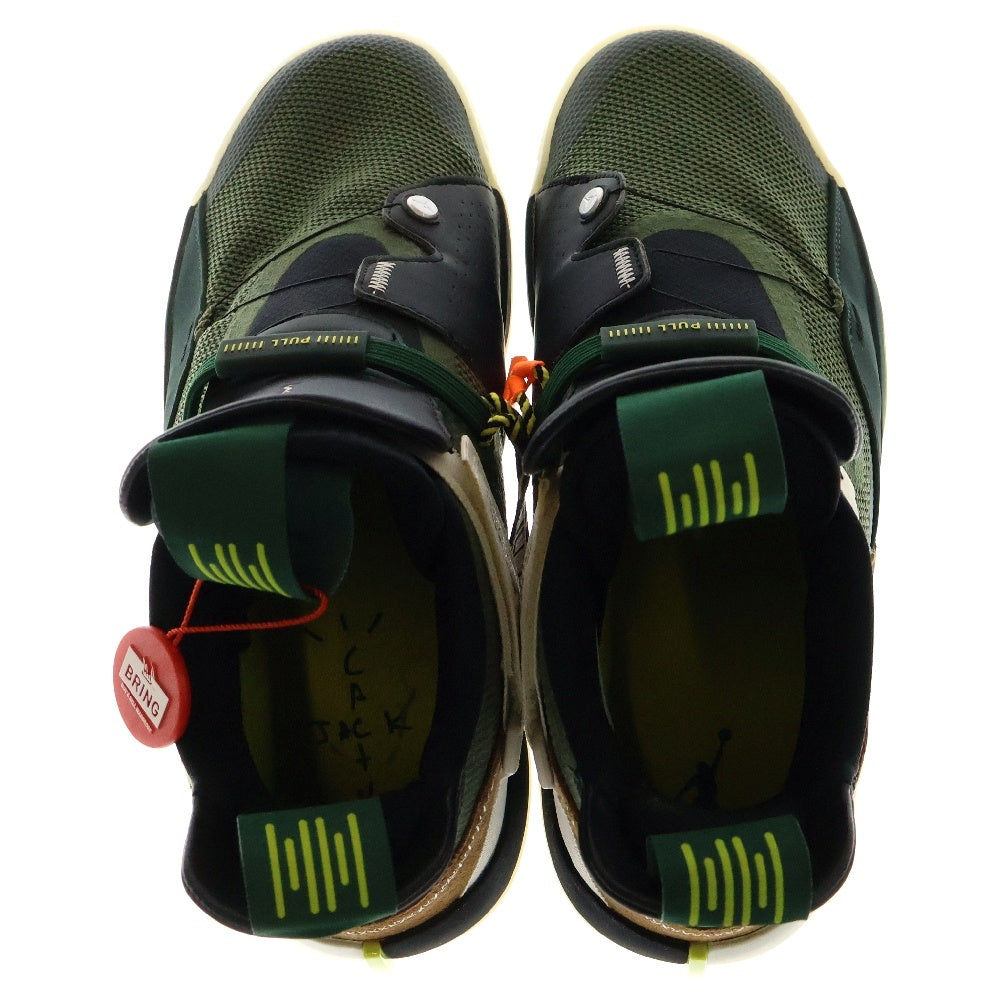 NIKE(ナイキ) ×TRAVIS SCOTT AIR JORDAN 33 NRG トラヴィススコット エアジョーダン ハイカットスニーカー グリーン US10/28m CD5965-300