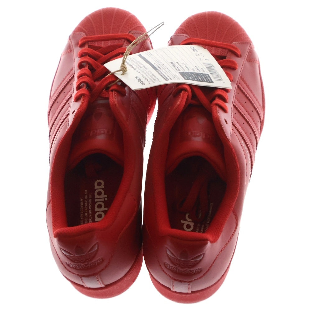 adidas Originals(アディダスオリジナルス) SUPERSTAR GX4988 スーパースター ローカットスニーカー レッド US8/26cm
