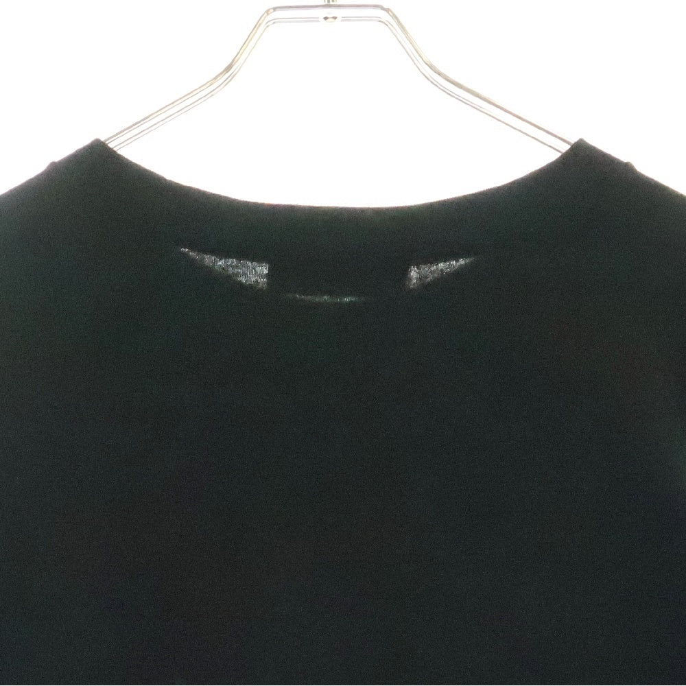 AMBUSH(アンブッシュ) 23SS MIX LONG SLEEVE T-SHIRT BMAB023S23JER001 レイヤード プリント クルーネック 長袖Tシャツ カットソー ブラック
