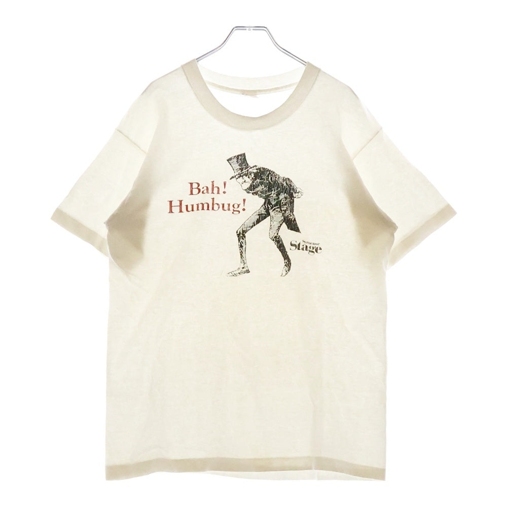 VINTAGE(ヴィンテージ) 90s FRUIT OF THE LOOM フルーツオブザルーム フロントプリント半袖Tシャツ 半袖カットソー ホワイト