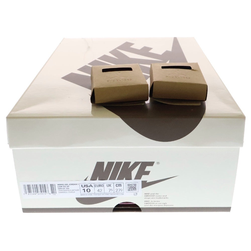 NIKE(ナイキ) ×TRAVIS SCOTT WMNS AIR JORDAN 1 RETRO LOW OG Canary トラヴィス スコット ウィメンズ エアジョーダン1 カナリー ローカットスニーカー DZ4137-700