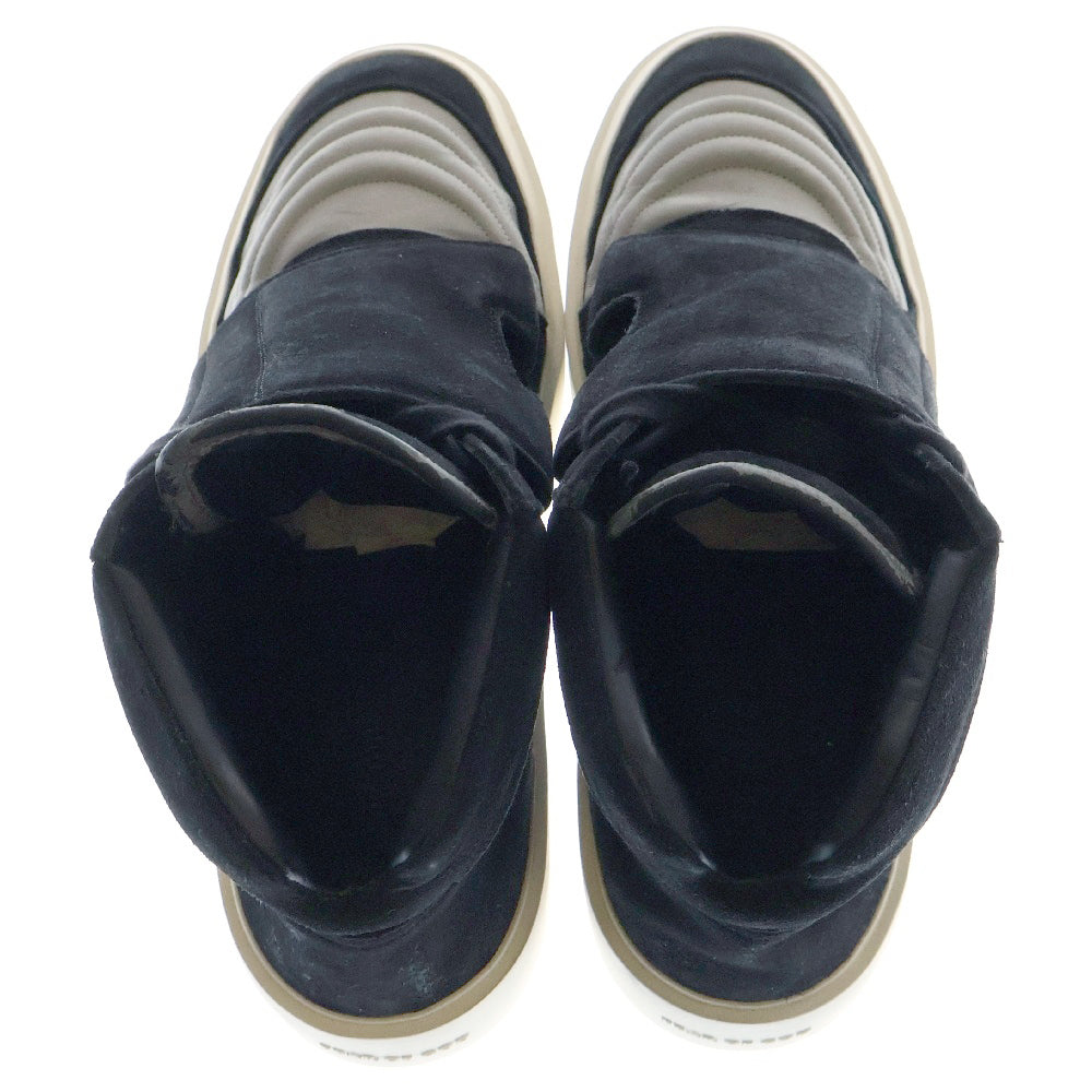 FEAR OF GOD ESSENTIALS(フィアオブゴッド エッセンシャルズ) SKATE MID スケート レザー ミッドカットスニーカー ブラック/グレー