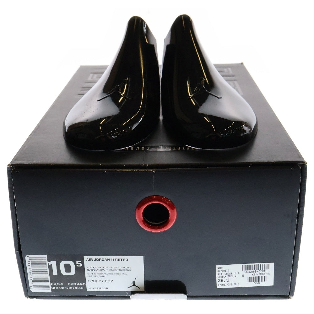 NIKE(ナイキ) AIR JORDAN 11 RETRO 72-10 エアジョーダン11 レトロ ローカットスニーカー 378037-002 US10.5/28.5cm ブラック