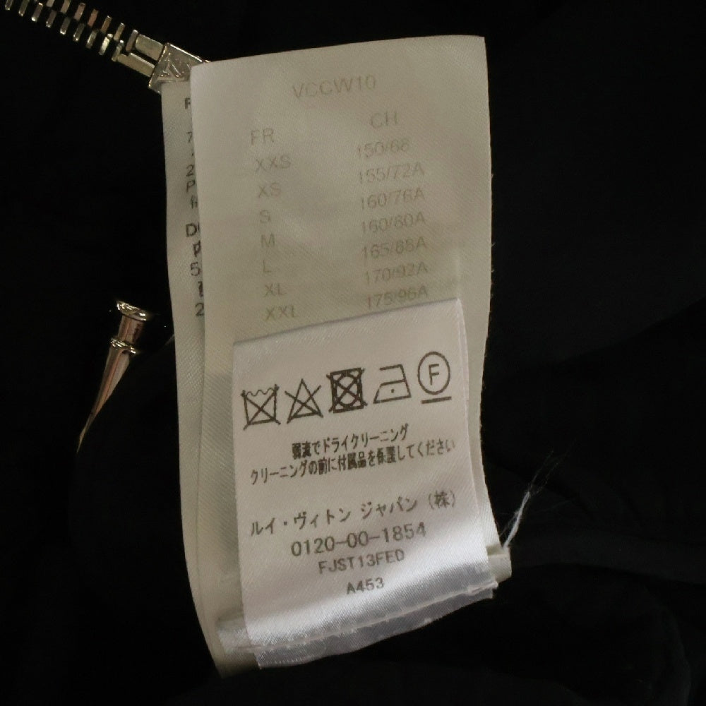 LOUIS VUITTON(ルイヴィトン) 20AW キルティングジップアップパーカー モノグラムフード付きジャケット レディース RW211W FED FJST13 ブラック