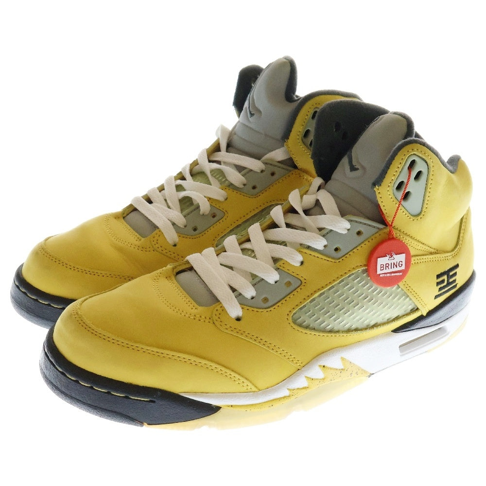 NIKE(ナイキ) 【観賞用 2011年製】AIR JORDAN 5 RETRO TOKYO 23 454783-701 エアジョーダン5 レトロ トーキョー23 ハイカットスニーカー イエロー US10/28cm