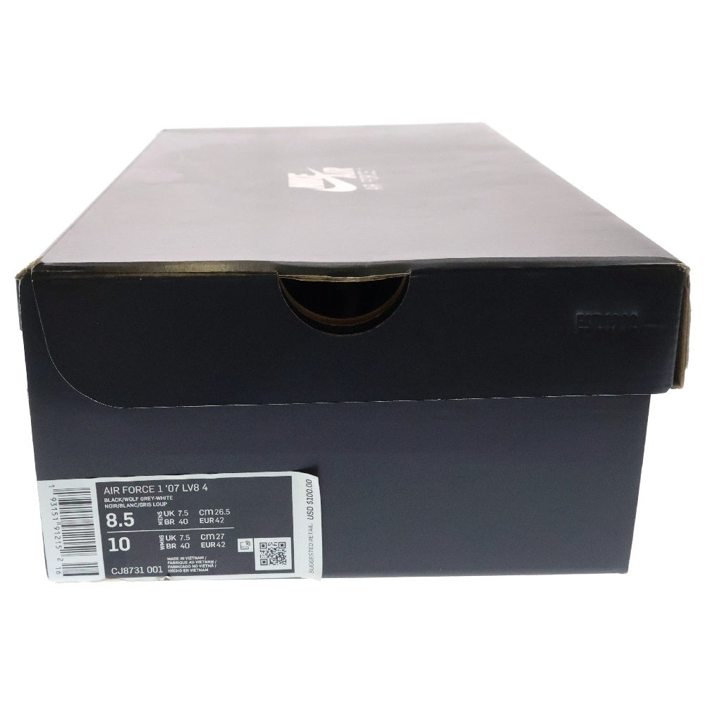 NIKE(ナイキ) AIR FORCE 1 07 LV8 CJ8731-001 エアフォース1 ローカットスニーカー ブラック US8.5/26.5cm