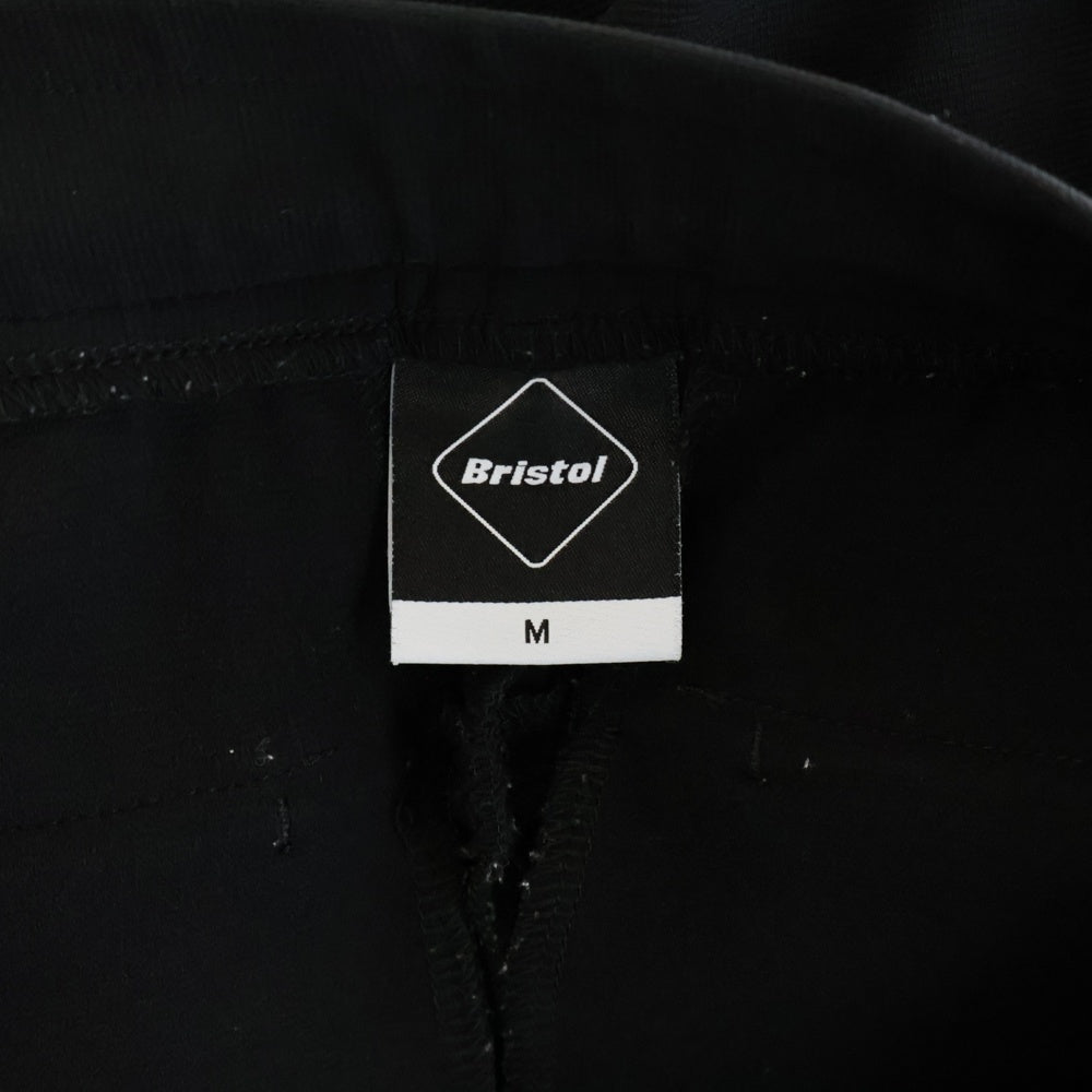 F.C.R.B./F.C.Real Bristol/FCRB(エフシーアールビー/エフシーレアルブリストル) PDK PANTS フロントロゴラバー付きスウェットパンツ FCRB-250033 ブラック