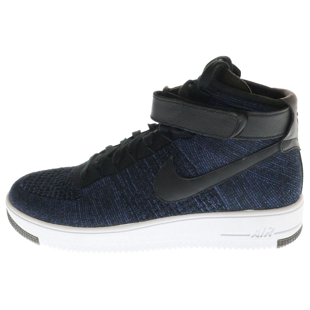 NIKE(ナイキ) 【観賞用2015年製】AIR FORCE 1 ULTRA FLYKNIT MID エアフォースワン ウルトラフライニットミッド ミッドカットスニーカー 817420-400 US11/29cm ブルー