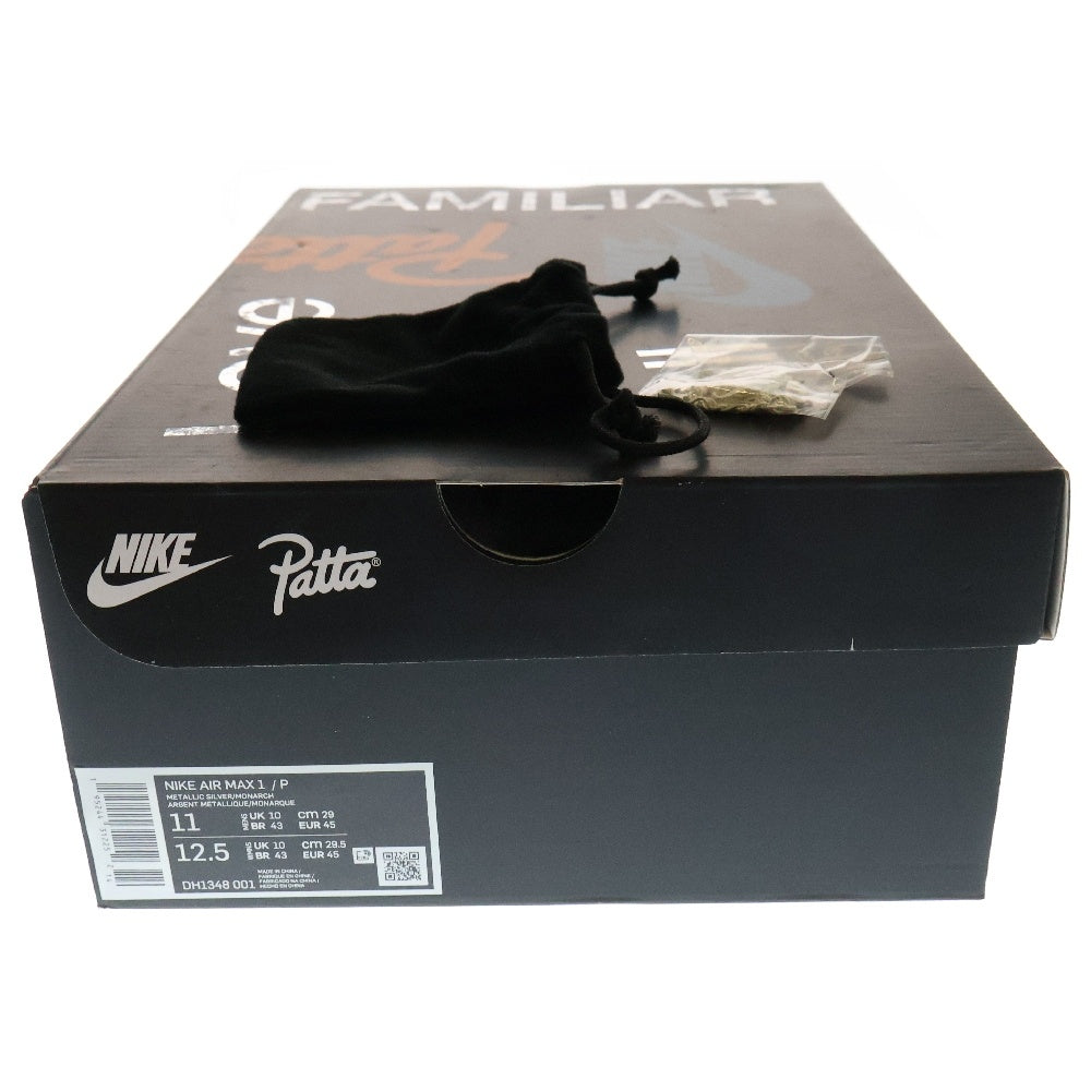 NIKE(ナイキ) ×Patta AIR MAX 1 MONARCH ×パタ エアマックス1 モナーク ローカットスニーカー DH1348-001 ベージュ/グレー US11/29cm