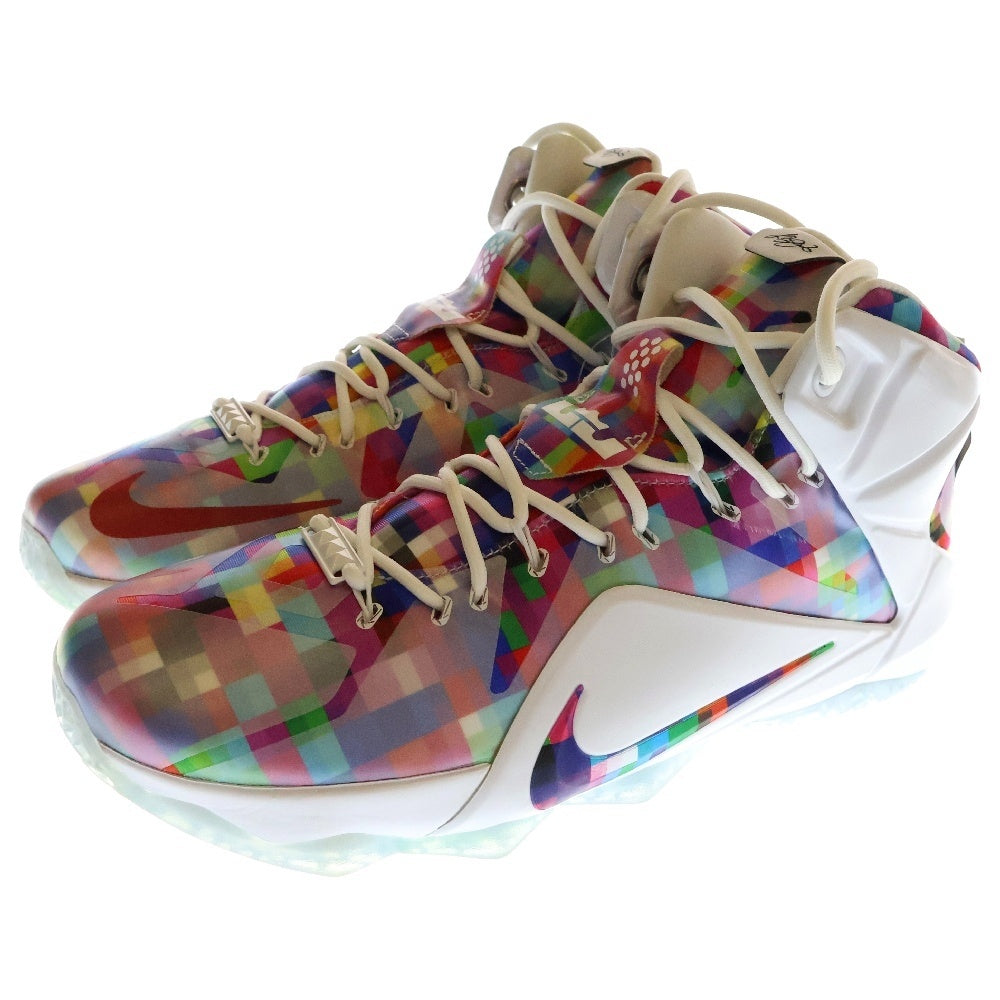 NIKE(ナイキ) LEBRON 12 EXT レブロン 12 エクステンション ハイカットスニーカー 748861-900 US12/30cm マルチカラー