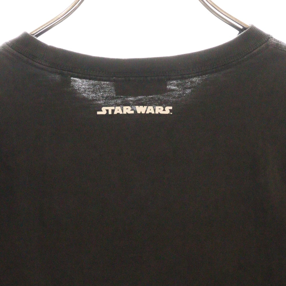 KITH(キス) ×STAR WARS Luke Poster Vintage Tee KHM031029-001 スターウォーズ ルークポスター ヴィンテージ加工Tシャツ ブラック