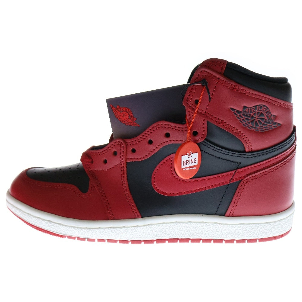 NIKE(ナイキ) AIR JORDAN 1 HIGH 85 VARSITY RED エアジョーダン 1 ハイ 85 バーシティレッド ハイカットスニーカー ブラック/レッド BQ4422-600 US7.5/25.5cm