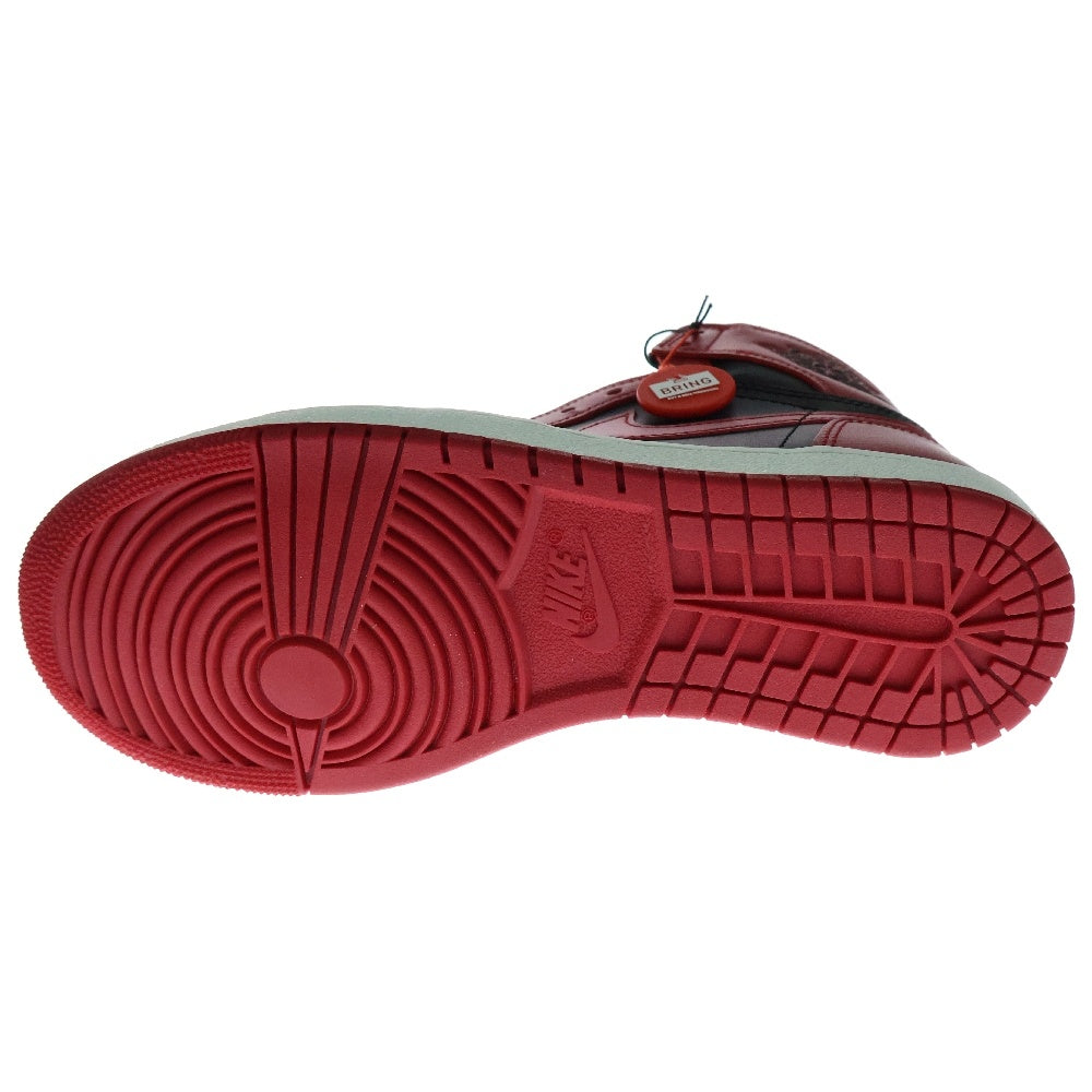 NIKE(ナイキ) AIR JORDAN 1 HIGH 85 VARSITY RED エアジョーダン 1 ハイ 85 バーシティレッド ハイカットスニーカー ブラック/レッド BQ4422-600 US7.5/25.5cm