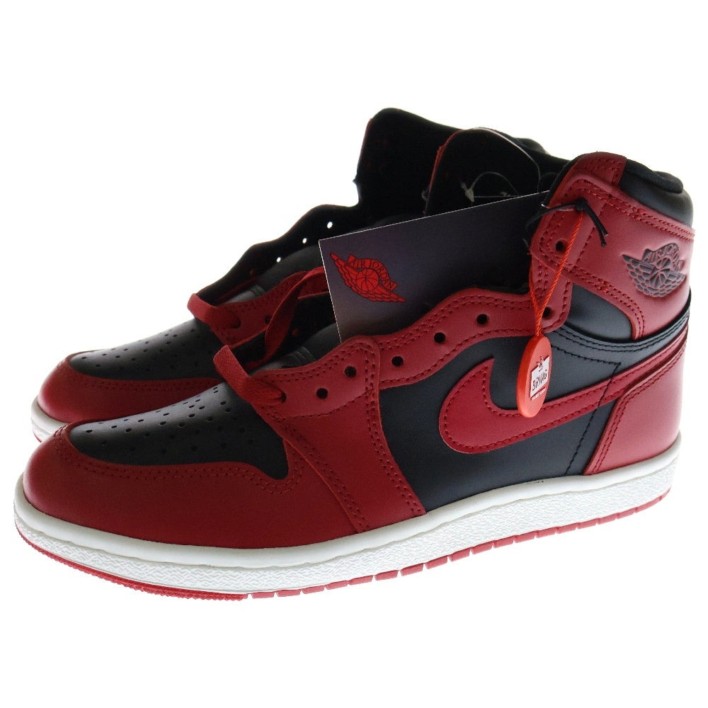 NIKE(ナイキ) AIR JORDAN 1 HIGH 85 VARSITY RED エアジョーダン 1 ハイ 85 バーシティレッド ハイカットスニーカー ブラック/レッド BQ4422-600 US7.5/25.5cm