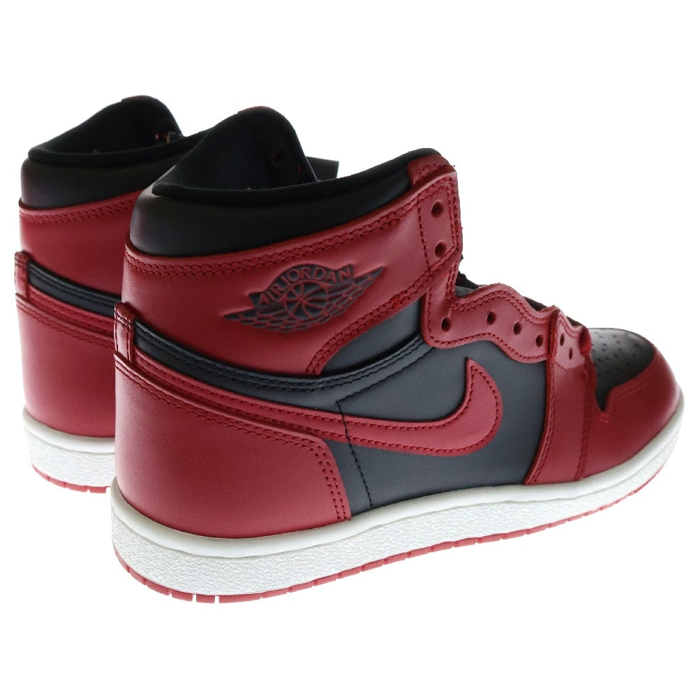 NIKE(ナイキ) AIR JORDAN 1 HIGH 85 VARSITY RED エアジョーダン 1 ハイ 85 バーシティレッド ハイカットスニーカー ブラック/レッド BQ4422-600 US7.5/25.5cm