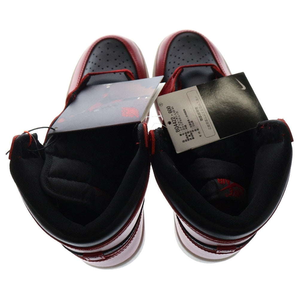 NIKE(ナイキ) AIR JORDAN 1 HIGH 85 VARSITY RED エアジョーダン 1 ハイ 85 バーシティレッド ハイカットスニーカー ブラック/レッド BQ4422-600 US7.5/25.5cm