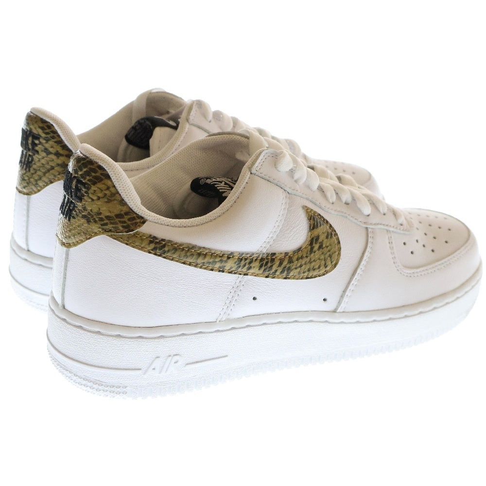 NIKE(ナイキ) AIR FORCE 1 LOW RETRO PRM QS IVORY SNAKE エアフォース1 レトロ アイボリースネーク ローカットスニーカー ホワイト US7.5/25.5cm AO1635-100