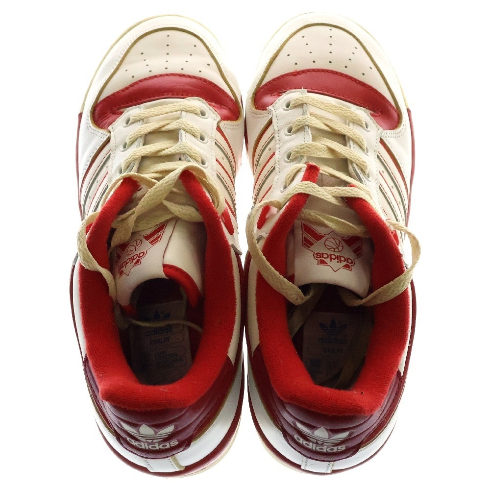 adidas(アディダス) RIVALRY LOW 86 GZ2557 ライバルリー ローカットスニーカー ホワイト/レッド US8.5/26.5cm