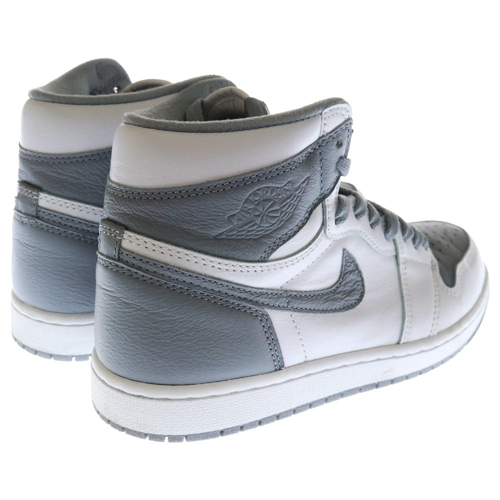 NIKE(ナイキ) AIR JORDAN 1 RETRO HIGH OG WHITE CEMENT 555088-037 エアジョーダン1 ホワイトセメント ハイカットスニーカー ホワイト/グレー US8/26.0cm