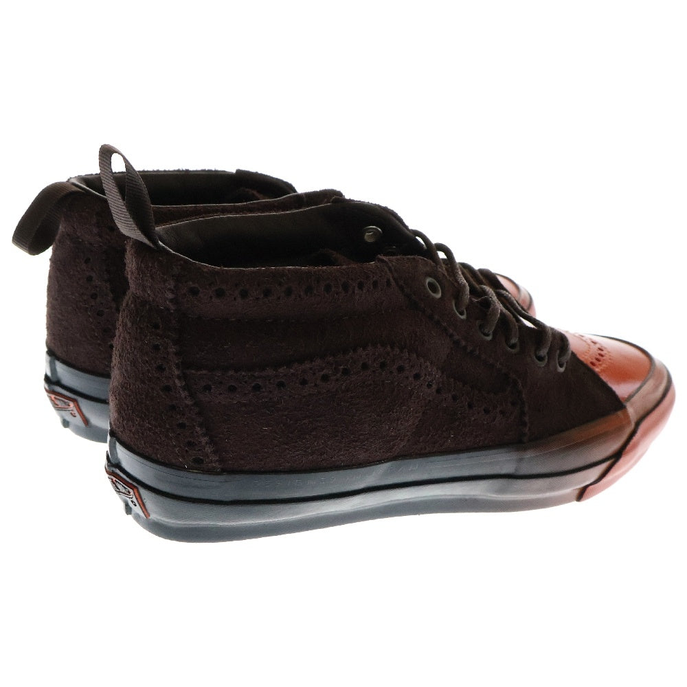 VANS(ヴァンズ) SK8-MID REISSUE 83 BROGUE VN000S676CB スケートミッド リシュー83 ブローグ ミッドカットスニーカー ブラウン US8/26.0cm