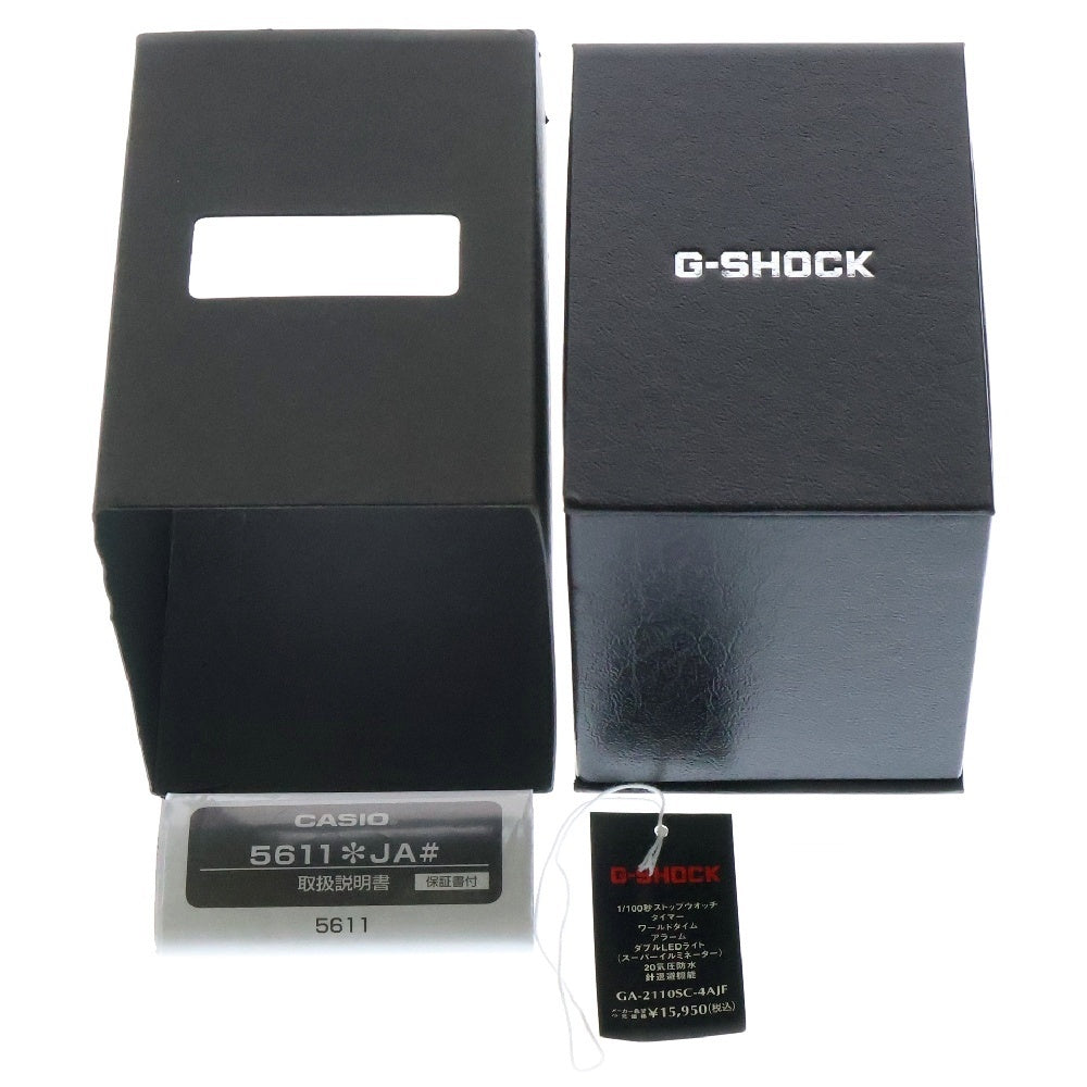CASIO G-SHOCK(カシオ ジーショック) G-SHOCK SKATER FLAVOR GA-2110SC-4AJF ジーショック スケーターフレーバー クオーツ 腕時計 オレンジ/グリーン