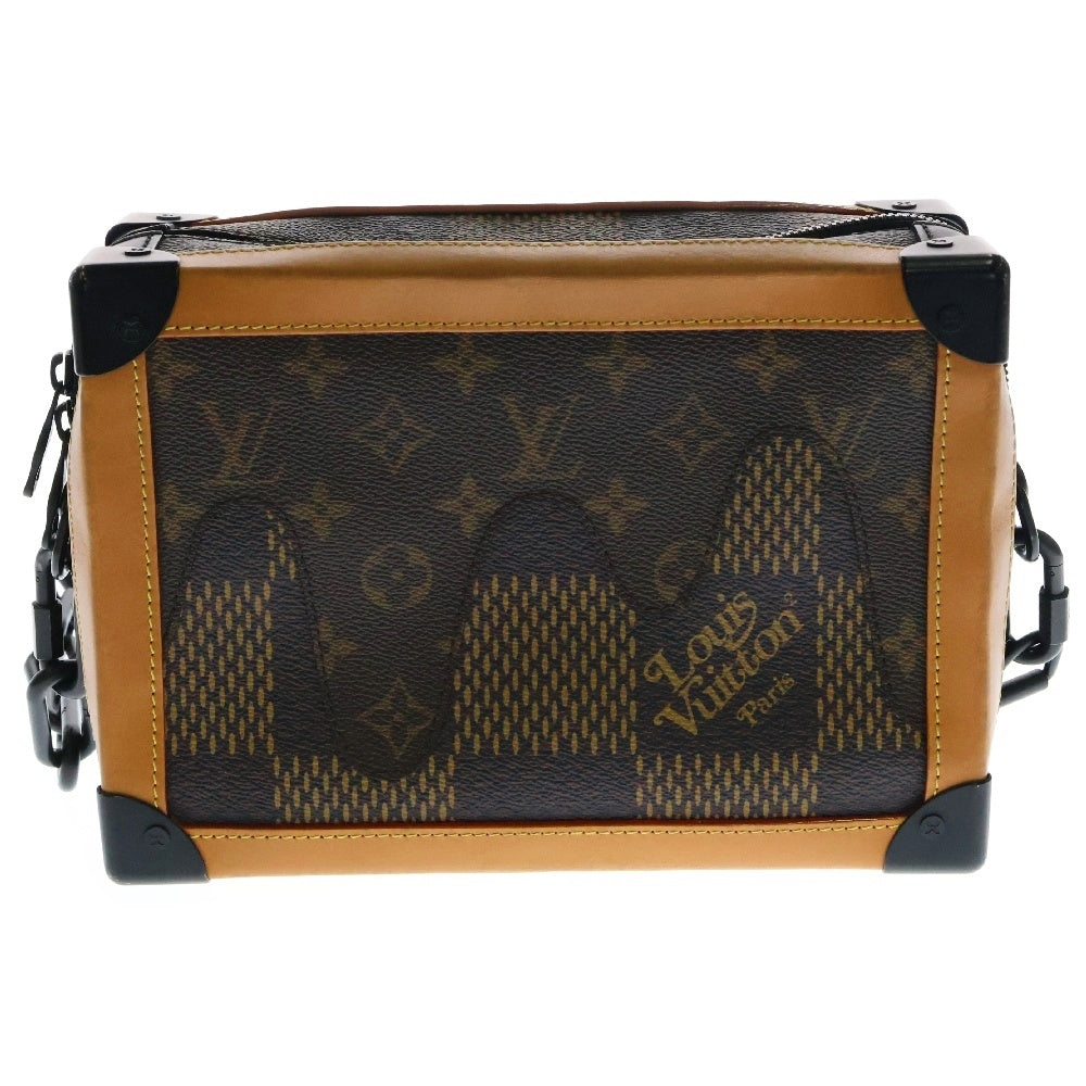 LOUIS VUITTON(ルイヴィトン) ×NIGO ニゴソフトトランク ダミエエベヌジャイアント モノグラム ショルダーバッグ N40381 ブラウン