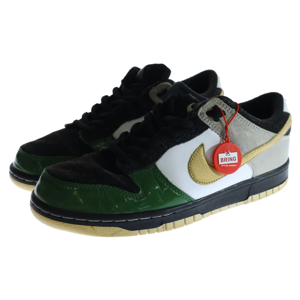 NIKE(ナイキ) ×mita sneakers DUNK LOW JP QS WOLF ミタスニーカーズ 温故知新 ダンク ローカットスニーカー ブラック/グリーン US8/26cm AA4414-001
