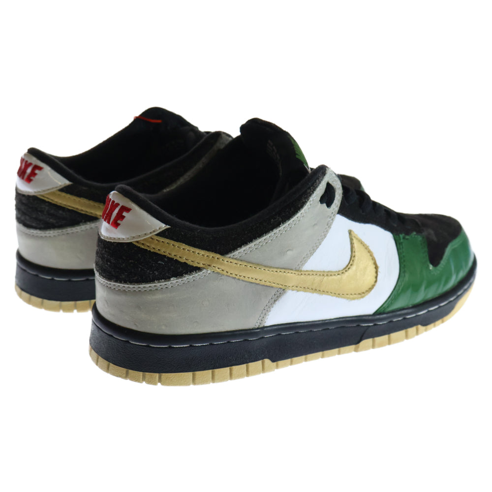 NIKE(ナイキ) ×mita sneakers DUNK LOW JP QS WOLF ミタスニーカーズ 温故知新 ダンク ローカットスニーカー ブラック/グリーン US8/26cm AA4414-001