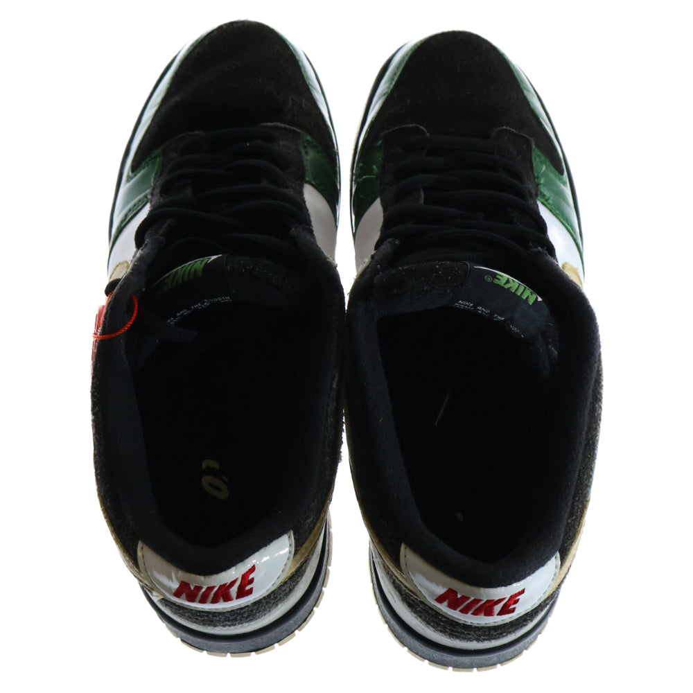 NIKE(ナイキ) ×mita sneakers DUNK LOW JP QS WOLF ミタスニーカーズ 温故知新 ダンク ローカットスニーカー ブラック/グリーン US8/26cm AA4414-001