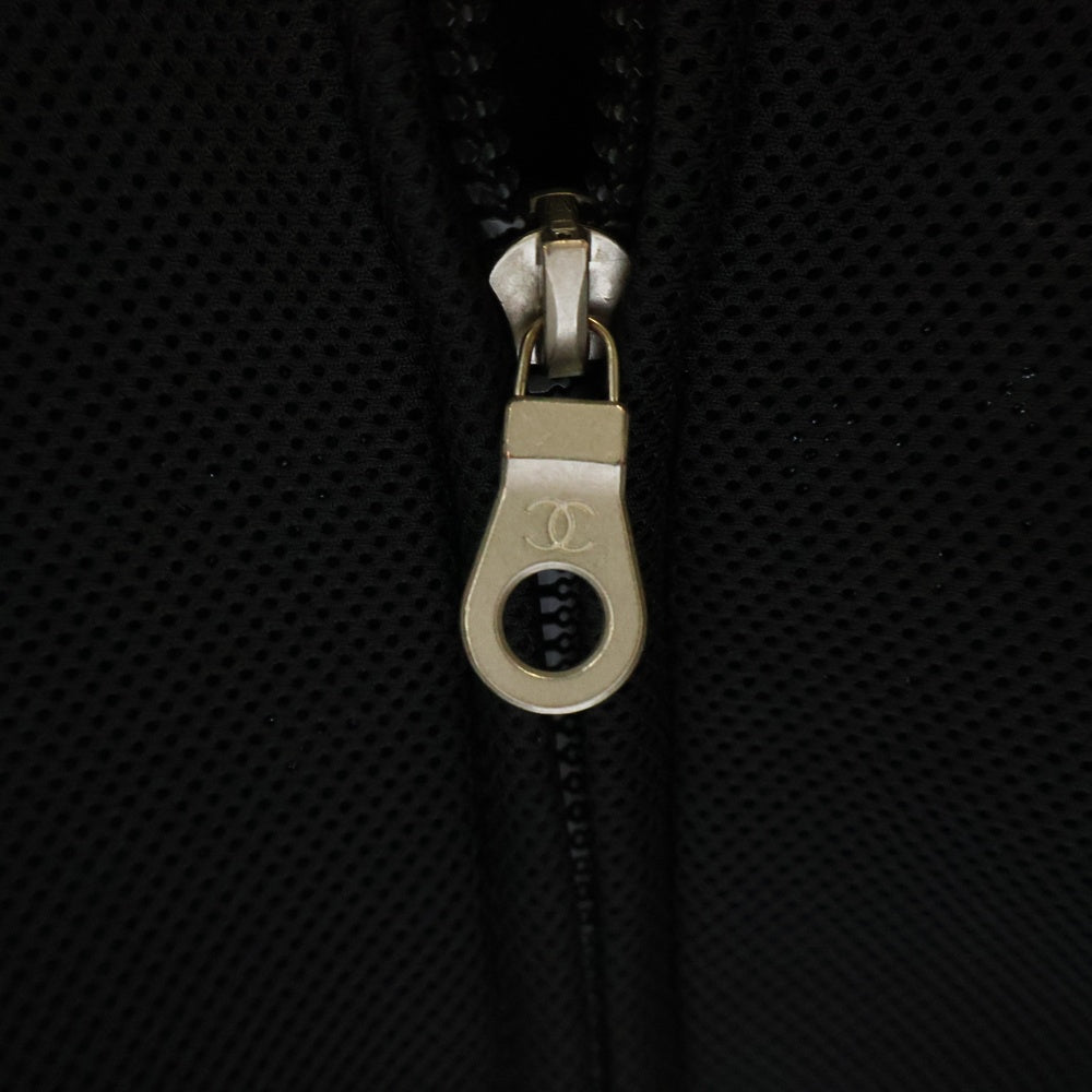 CHANEL(シャネル) 03P ロゴ メッシュ ジップアップジャケット ブラック レディース P21091V12485